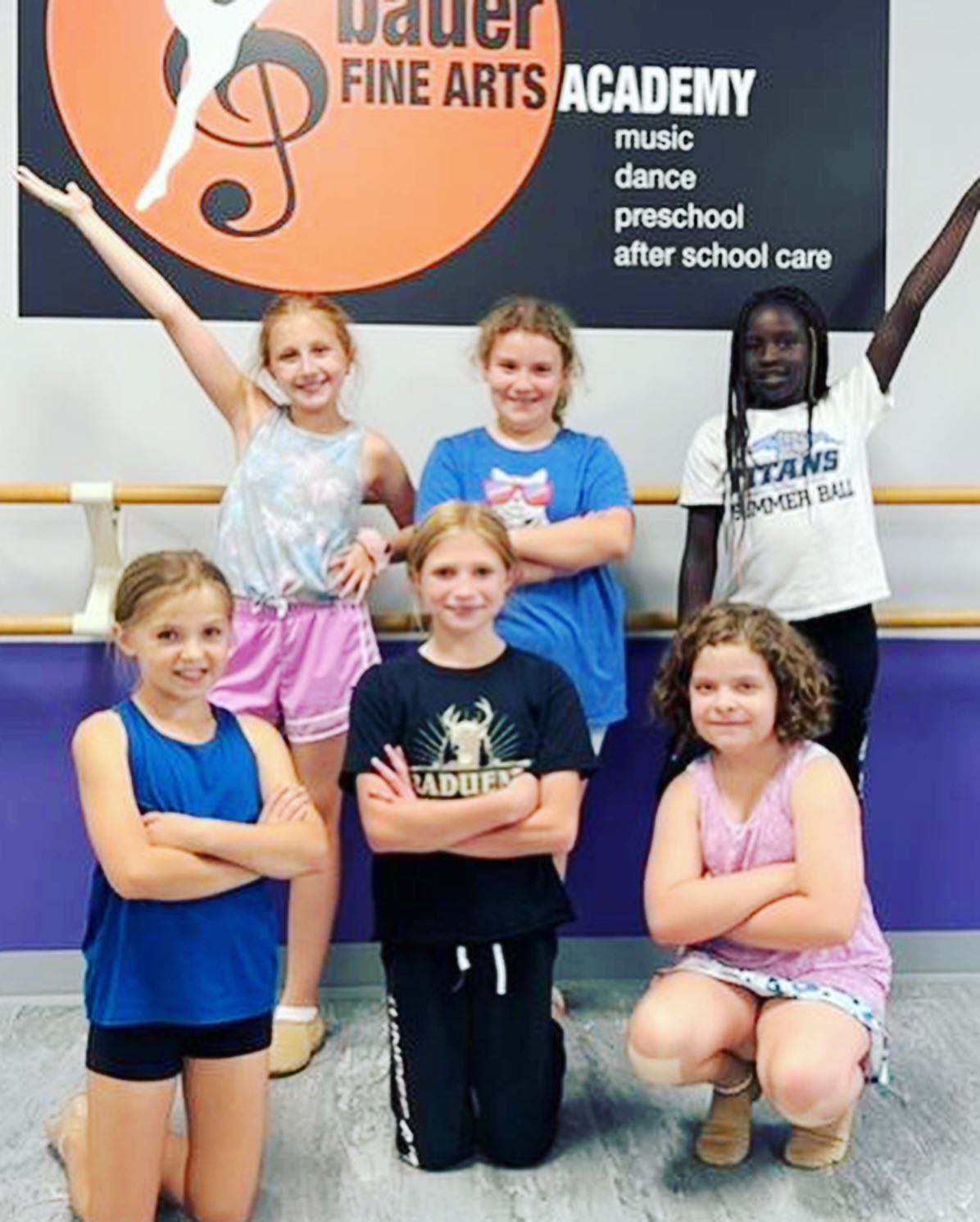Girls at dance classes in Jordan, MN at Bauer Fine Arts Academy 